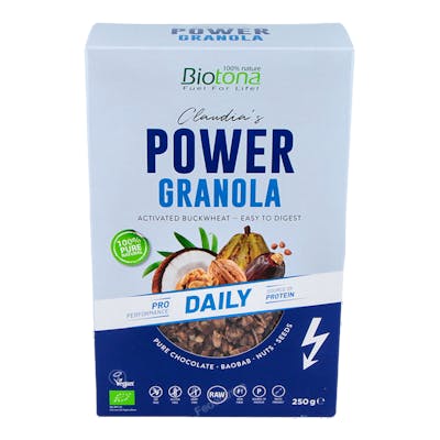 POWER GRANOLA DAILY muesli 250gr. BIO VEGAN