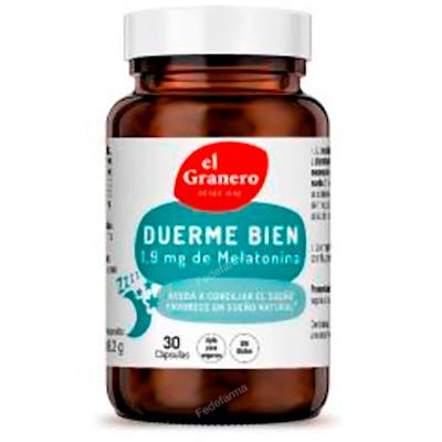 EL GRANERO DUERME BIEN 30 cap VEGAN