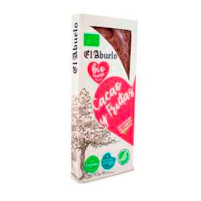 TURRON CACAO FRUTAS 200 gr ECO SG VEGAN