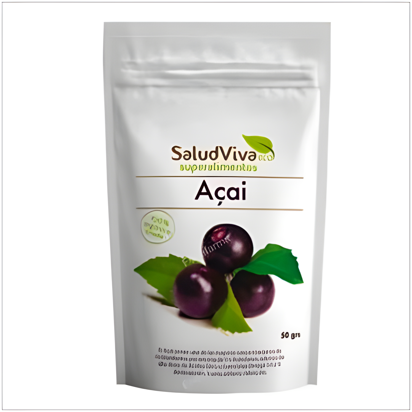 SALUD VIVA AÇAI en polvo 50gr. BIO SG S/A VEGAN