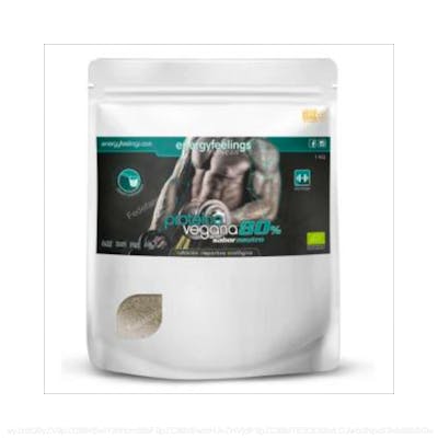 PROTEINA VEGANA 80% neutro 1kg. ECO VEGAN SG