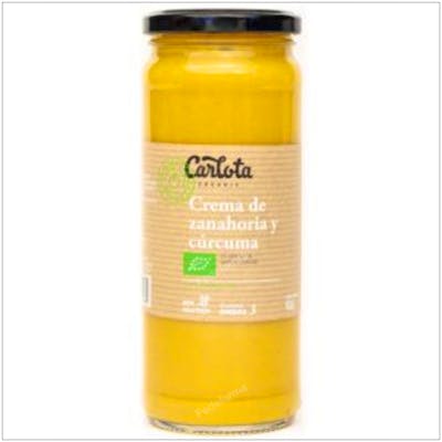 CREMA DE ZANAHORIA Y CURCUMA 450gr. ECO SG VEGAN