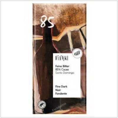 VIVANI CHOCOLATE NEGRO 85% SANTO DOMINGO 80gr. BIO VEGAN