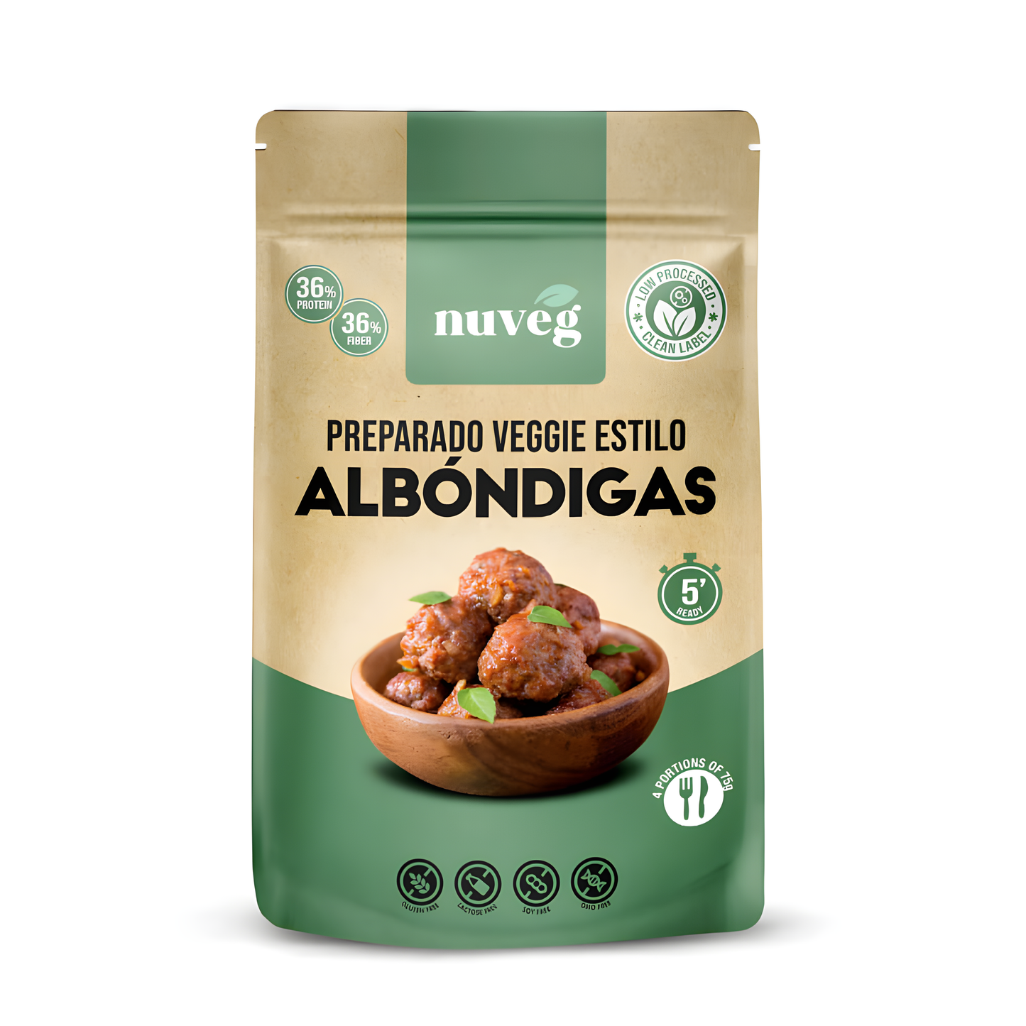 NUVEG ALBONDIGAS veganas 50gr. SG