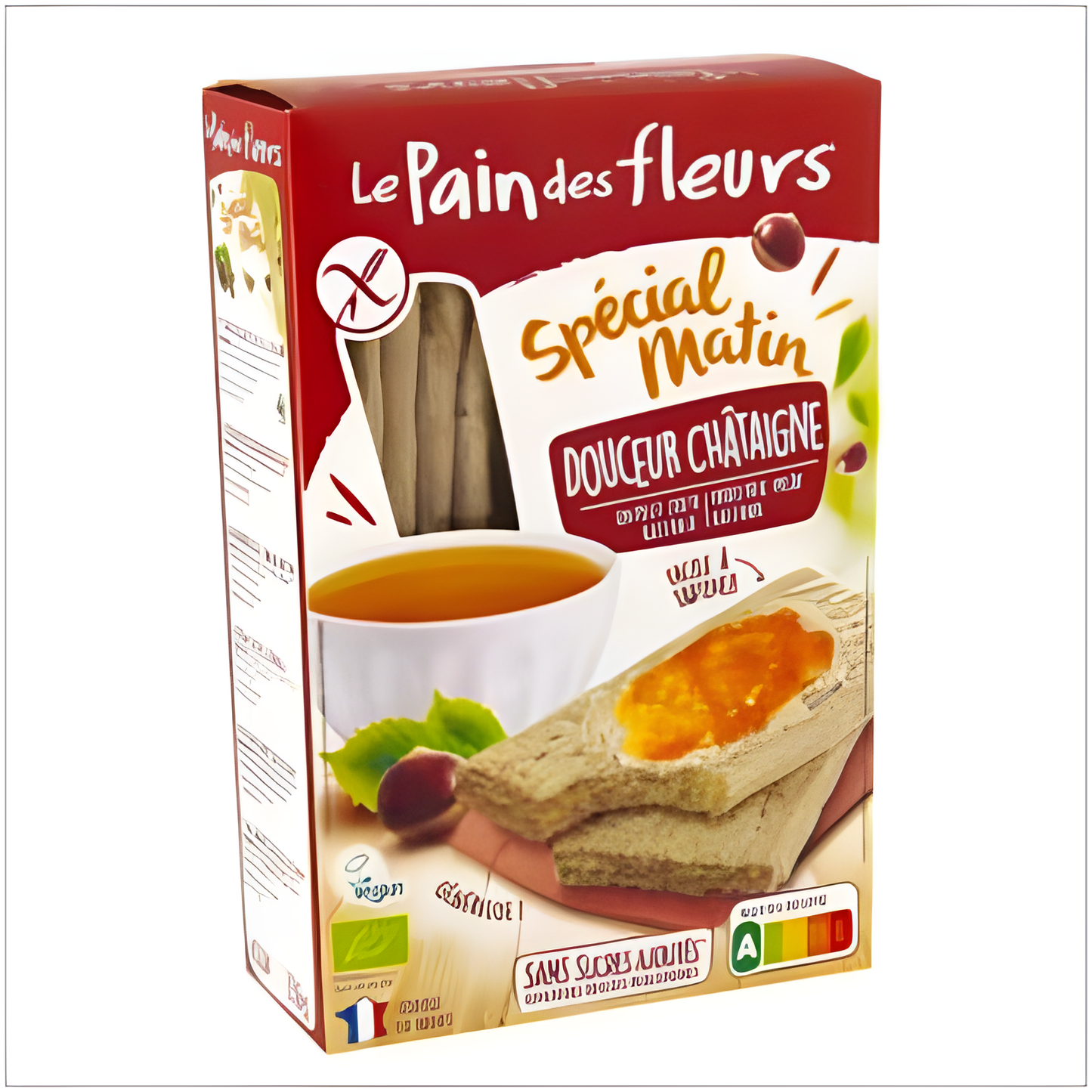 Le Pain Des Fleurs Tostada Castaña Special Matin 230gr. Bio Sg Vegan