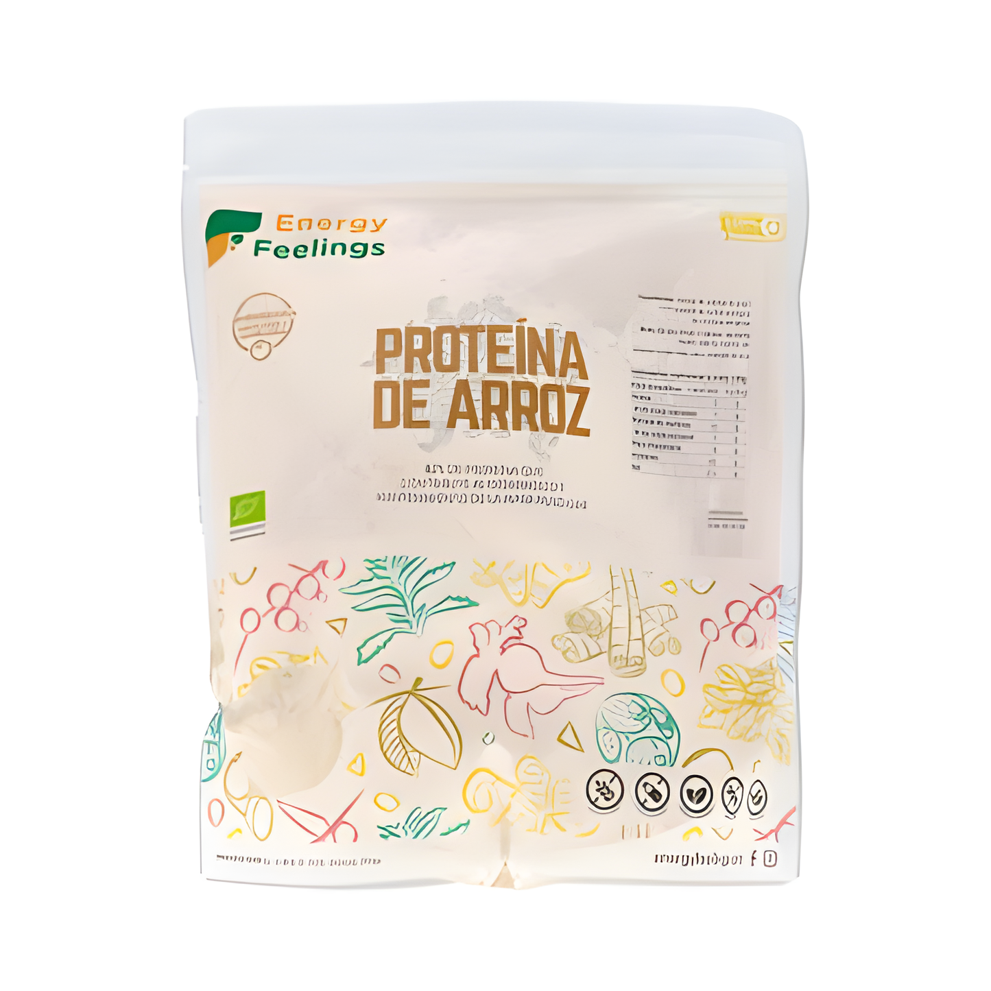 Energy Feelings Proteina de Arroz 1kg. Eco Vegan Sg