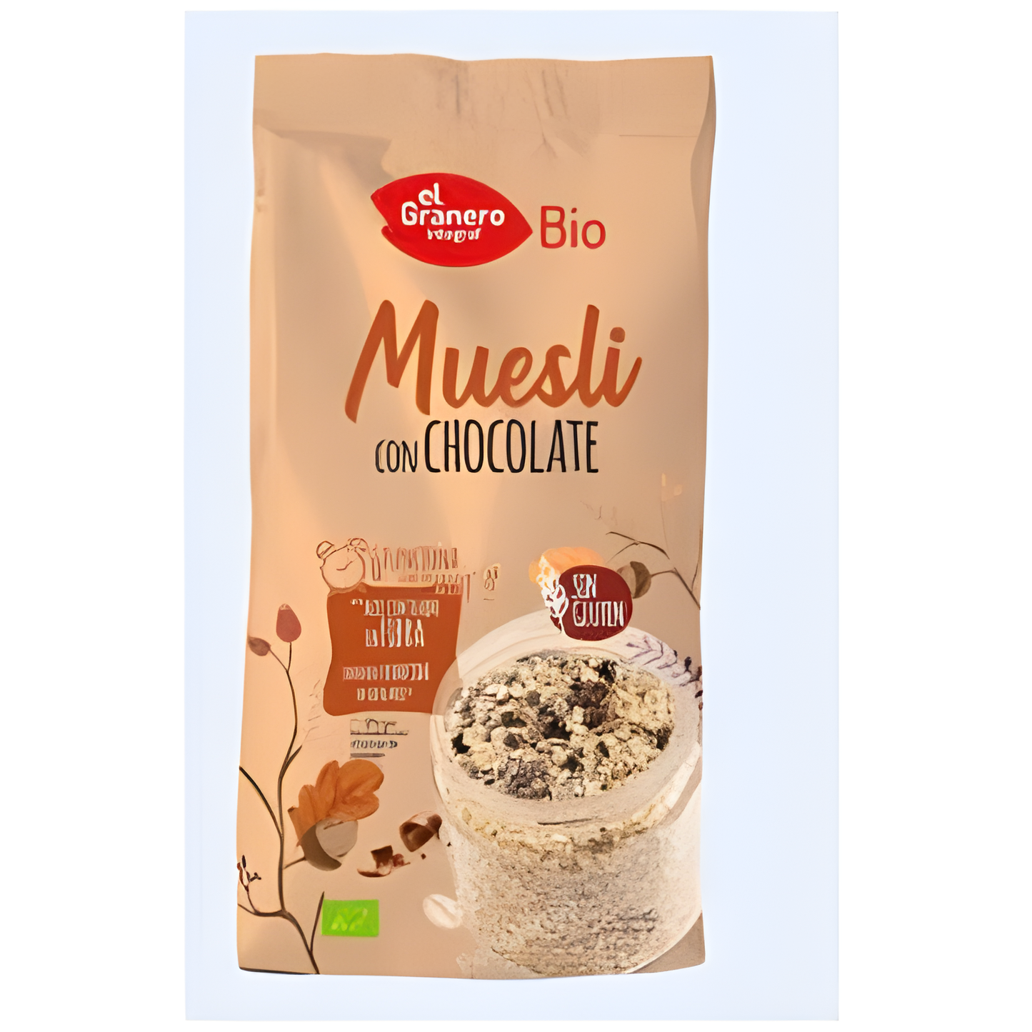 El Granero Muesli con Chocolate 375gr. Bio Sg Vegan