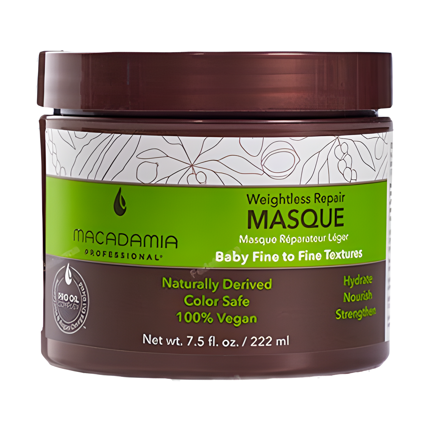 Macadamia Professional Weightless Repair Masque 222ml - Pro Vegan