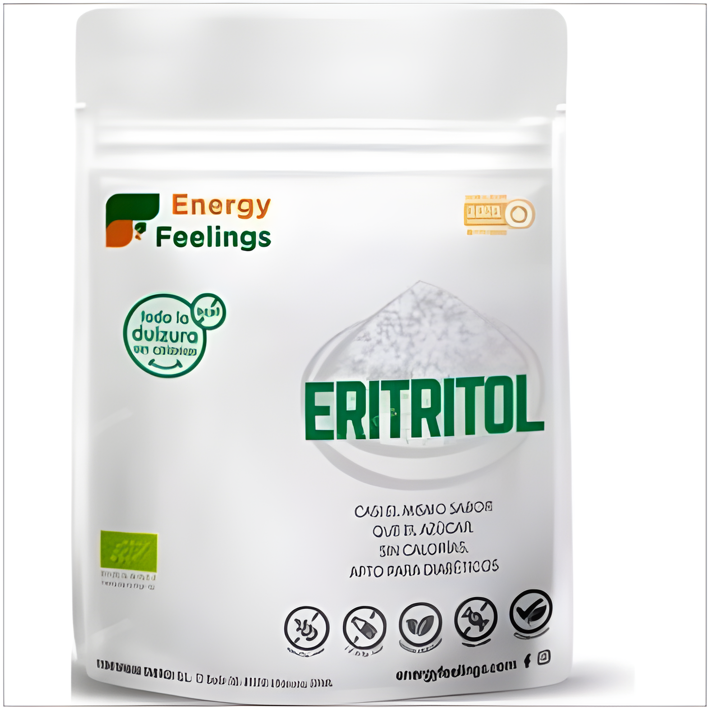 ENERGY FEELINGS ERITRITOL polvo 200gr. ECO VEGAN SG