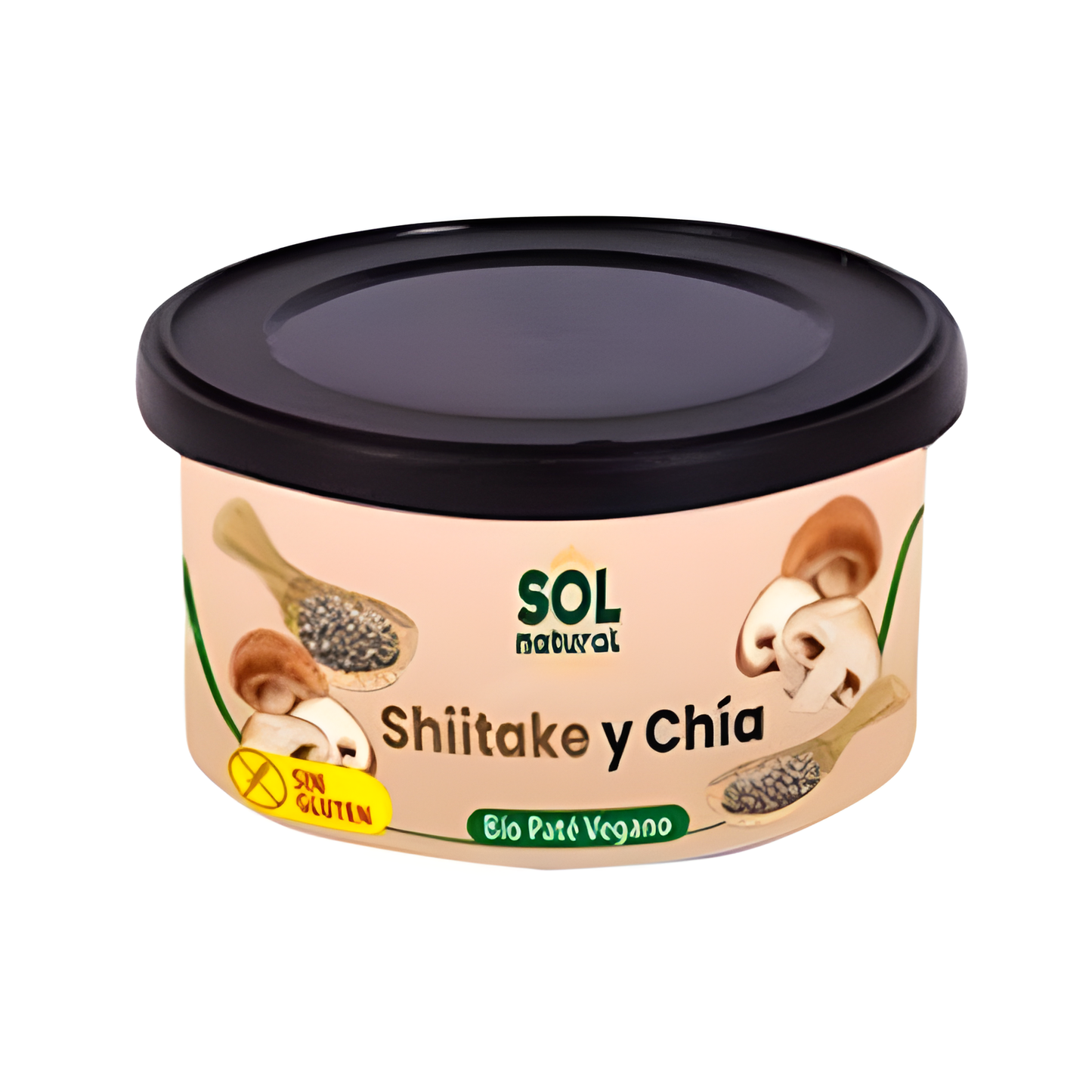 Solnatural Pate de Shiitake-chia 125gr. Bio Sg Vegan