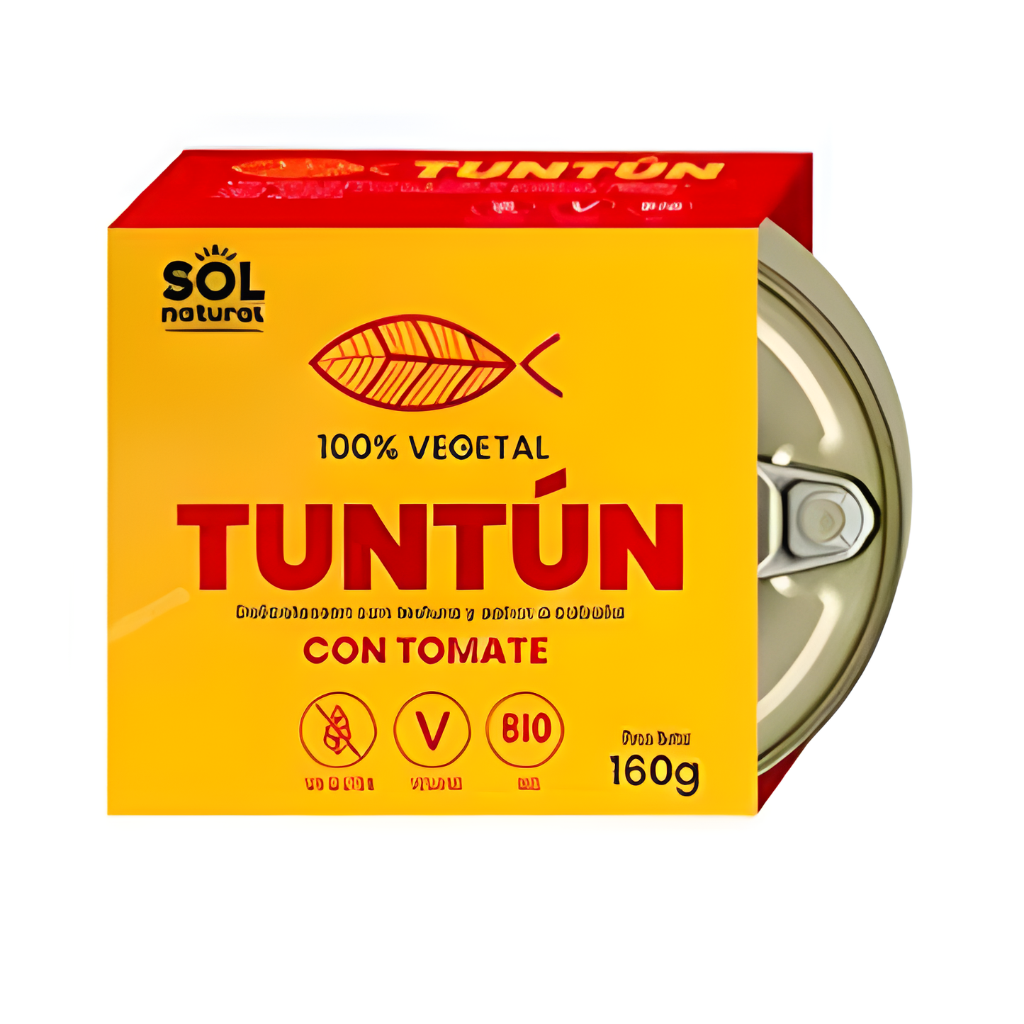 Solnatural Tuntun Caballa con Tomate 160gr. Bio Vegan