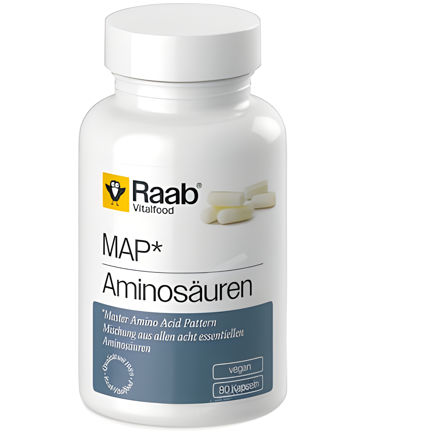 Raab Vitalfood Bisglicinato de Magnesio Glycinat 600mg 100 Cap Vegan