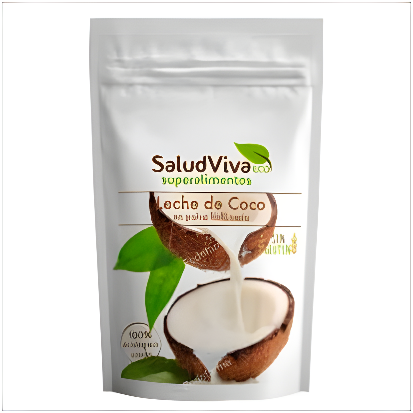 SALUD VIVA LECHE DE COCO liofilizada 200gr. BIO SG S/A VEGAN