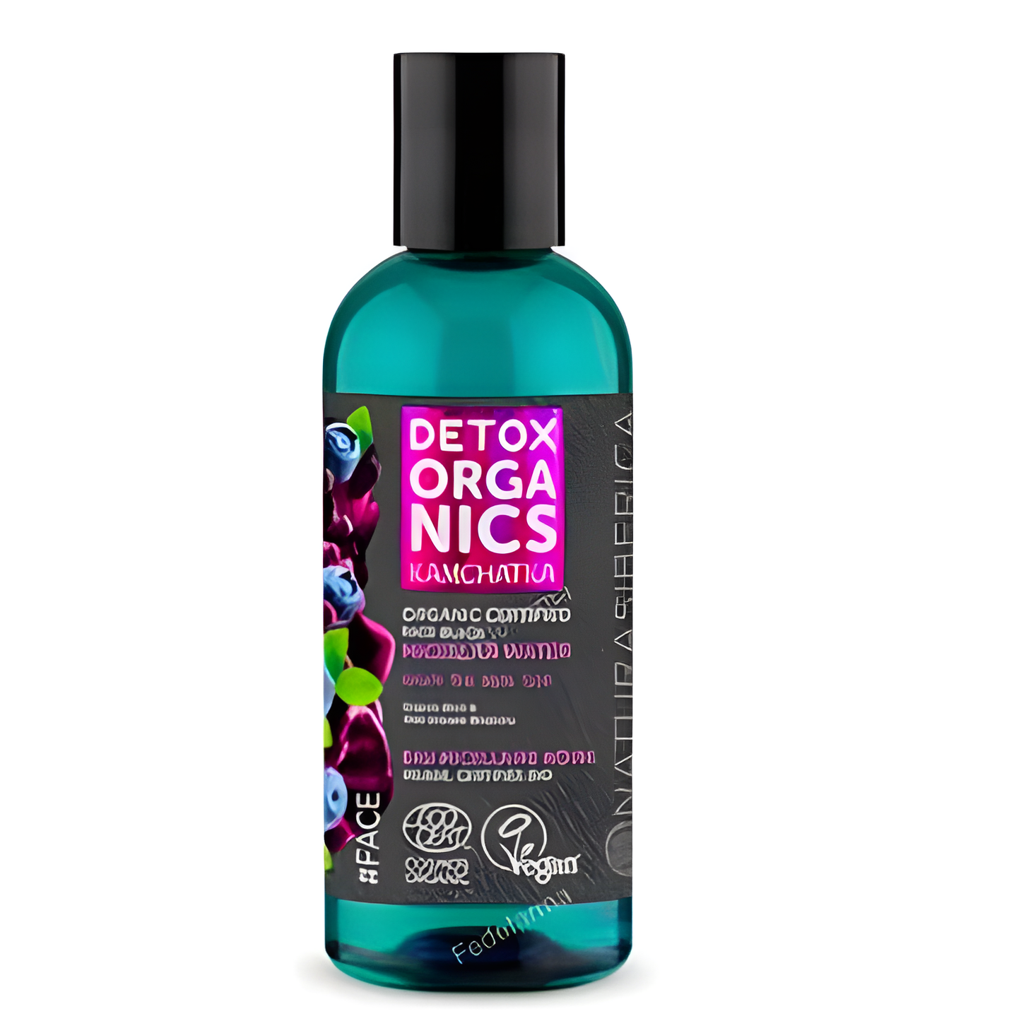 NATURA SIBERICA DETOX agua micelar facial negra 170ml. ECO VEGAN