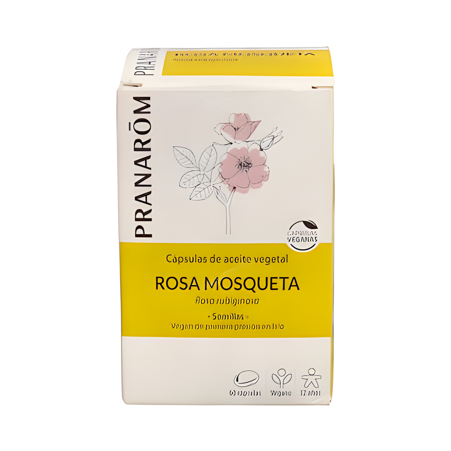 Pranarom P.acabado Rosa Mosqueta 60cap. Vegan