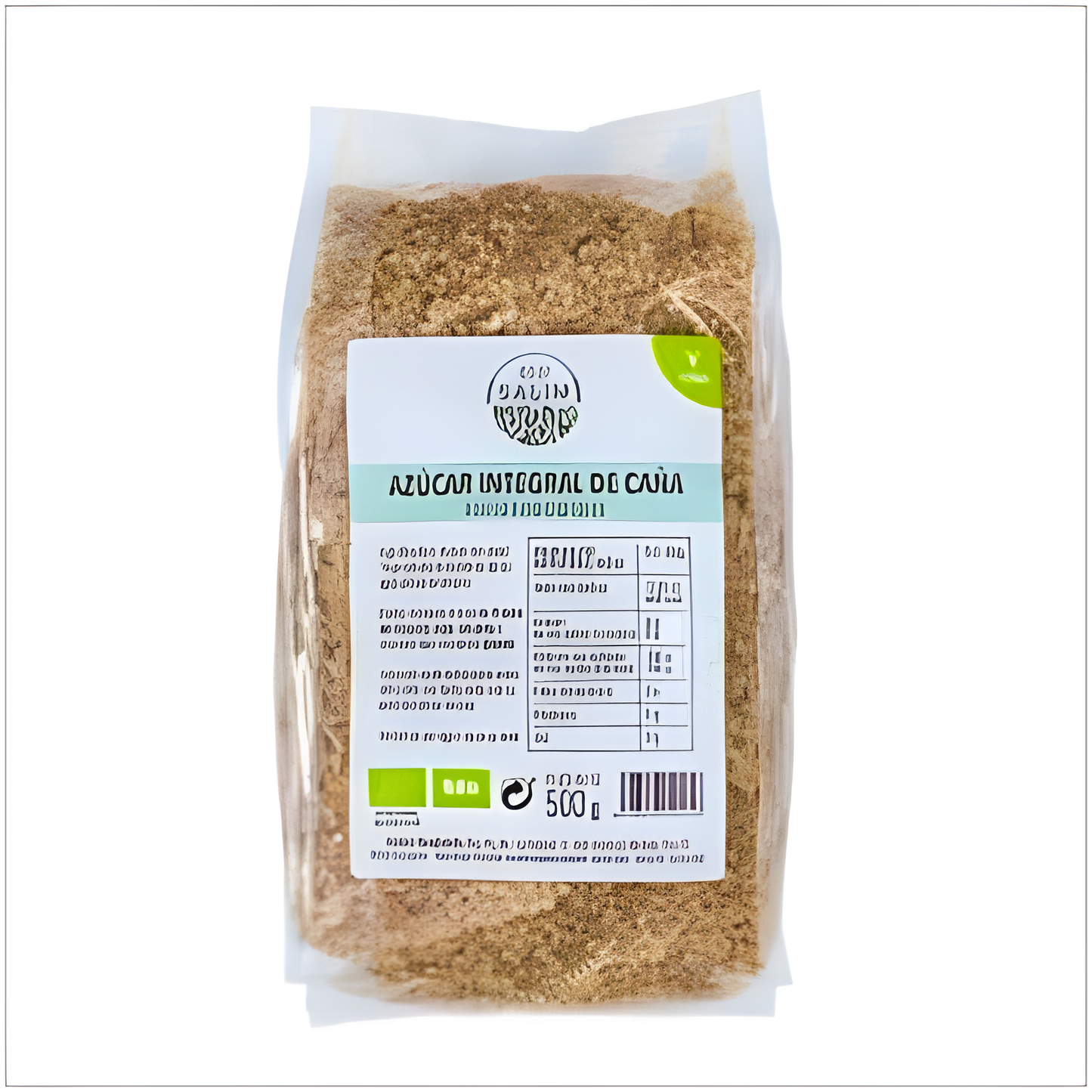 ECO SALIM AZUCAR DE CAÑA integral 500gr. BIO VEGAN