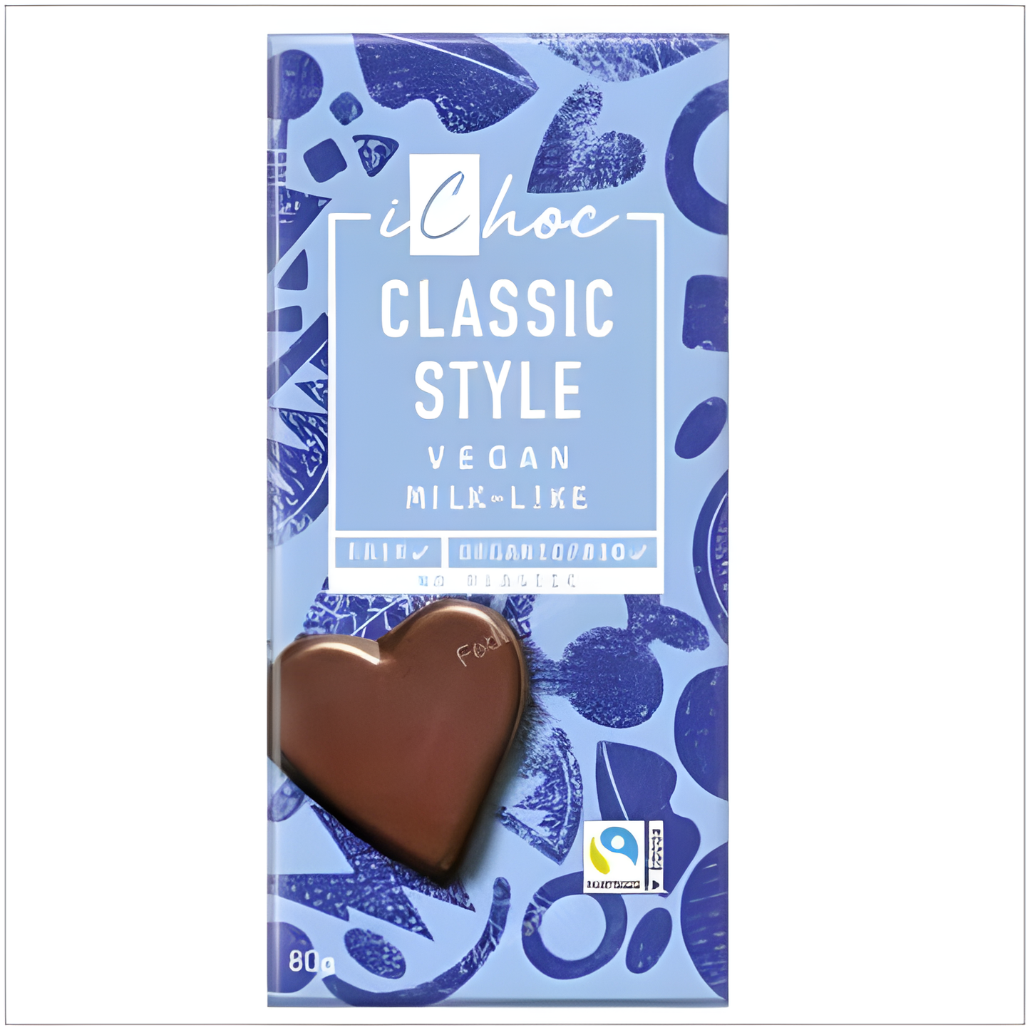 ICHOC CLASSIC STYLE clasico chocolate 80gr. BIO VEGAN