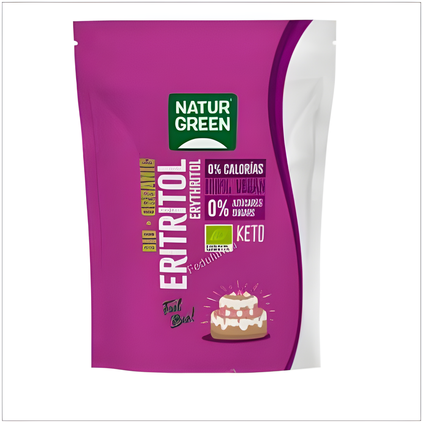 NATURGREEN ERITRITOL endulzante 1kg. BIO VEGAN