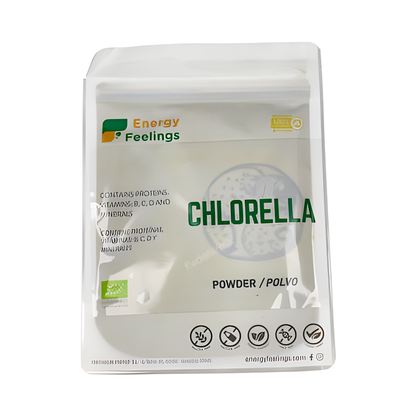 ENERGY FEELINGS CHLORELLA polvo 100gr. ECO VEGAN SG