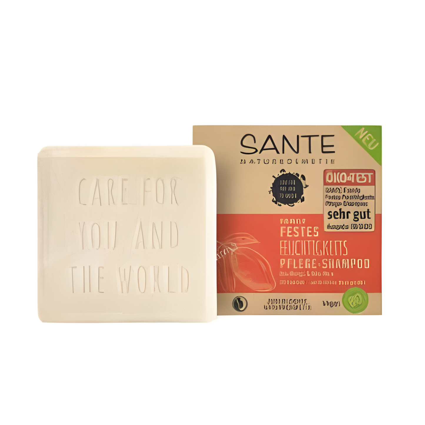 SANTE NATURKOSMETIK CHAMPU SOLIDO HIDRATANTE mango-aloe 60gr BIO VEGAN