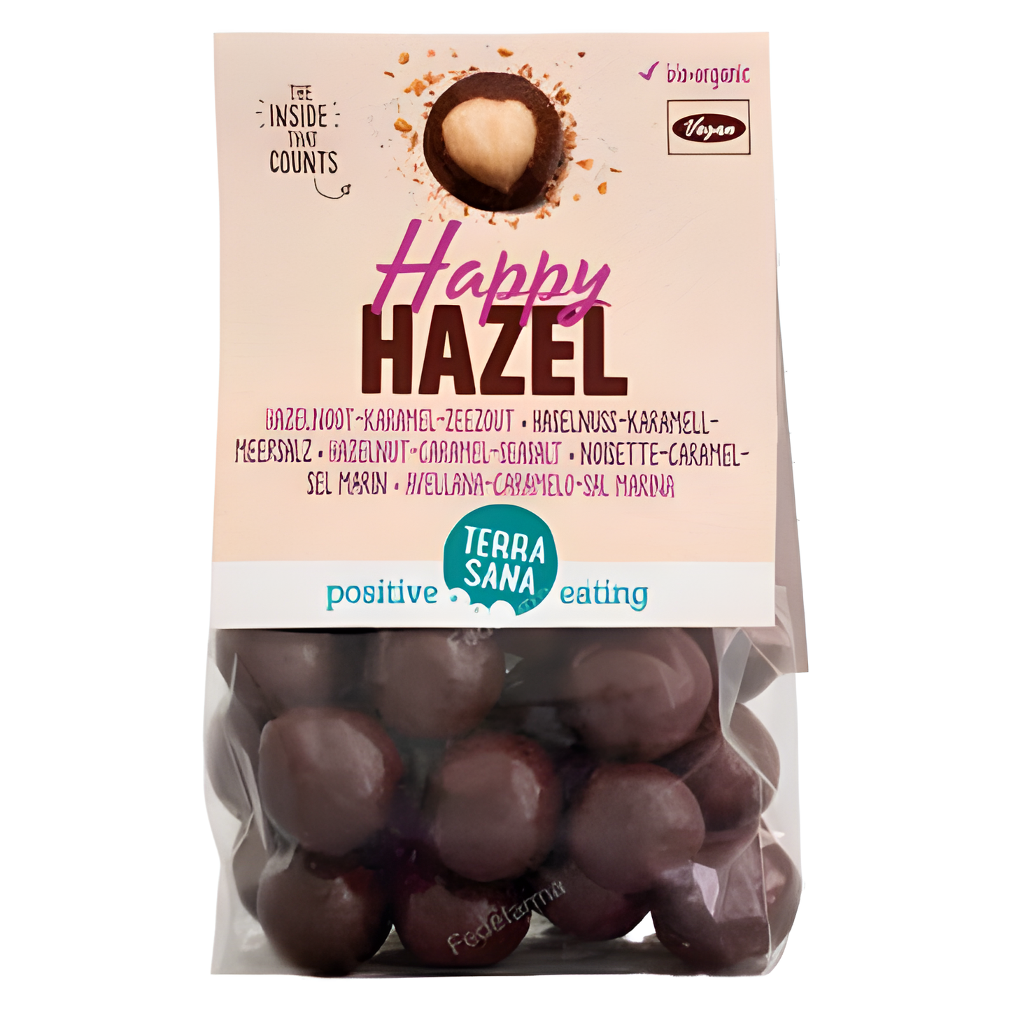 HAPPY HAZEL AVELLANA-CHOCOLATE-CARAMELO 140 gr BIO VEGAN