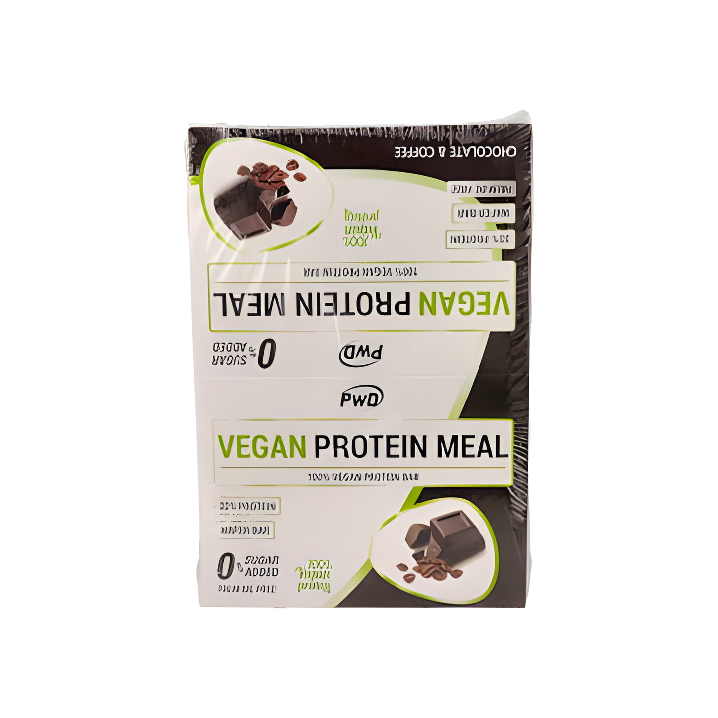 Pwd Nutrition Vegan Protein Meal Barritas Choco-coffee 12uds.