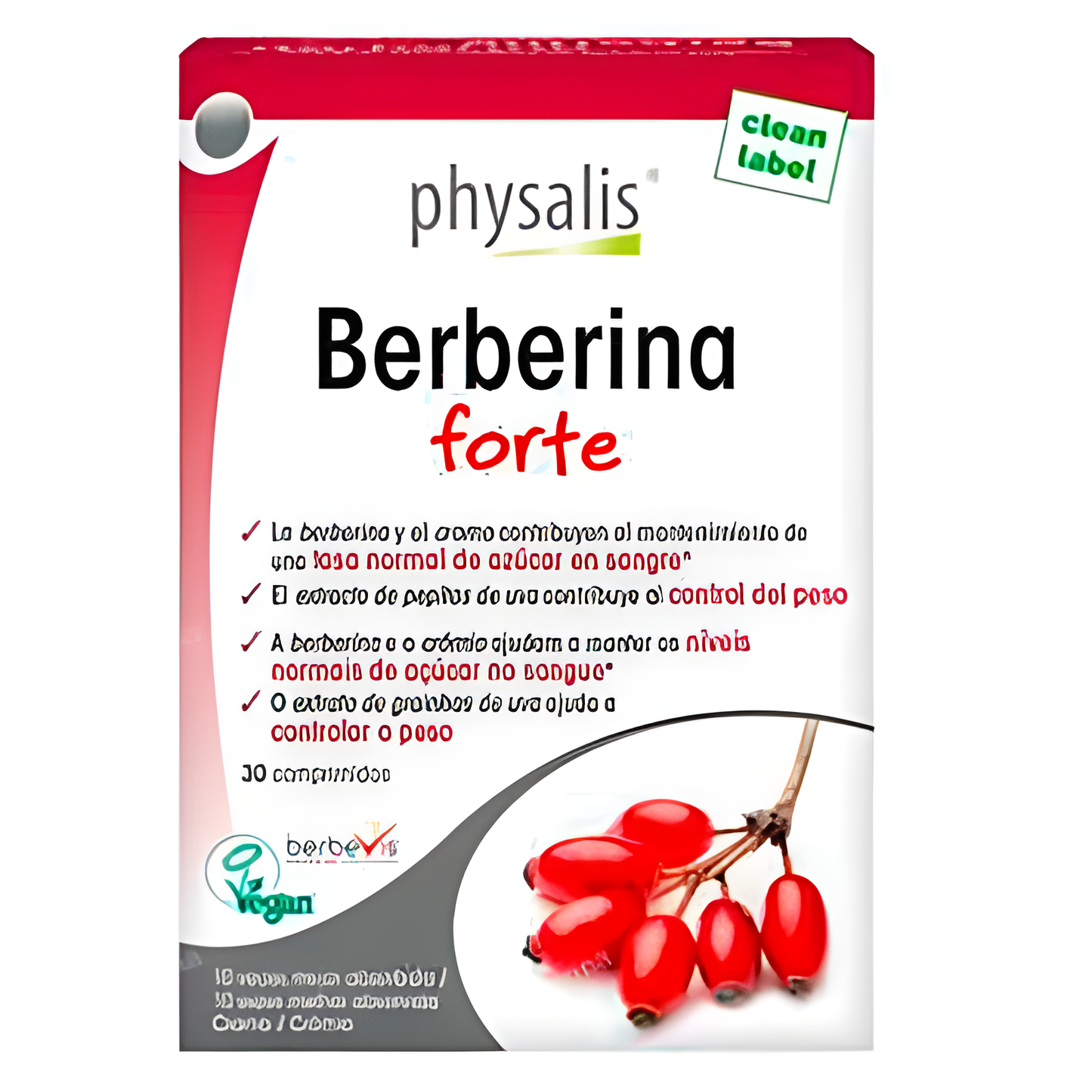 PHYSALIS BERBERINA FORTE 30 comp VEGAN