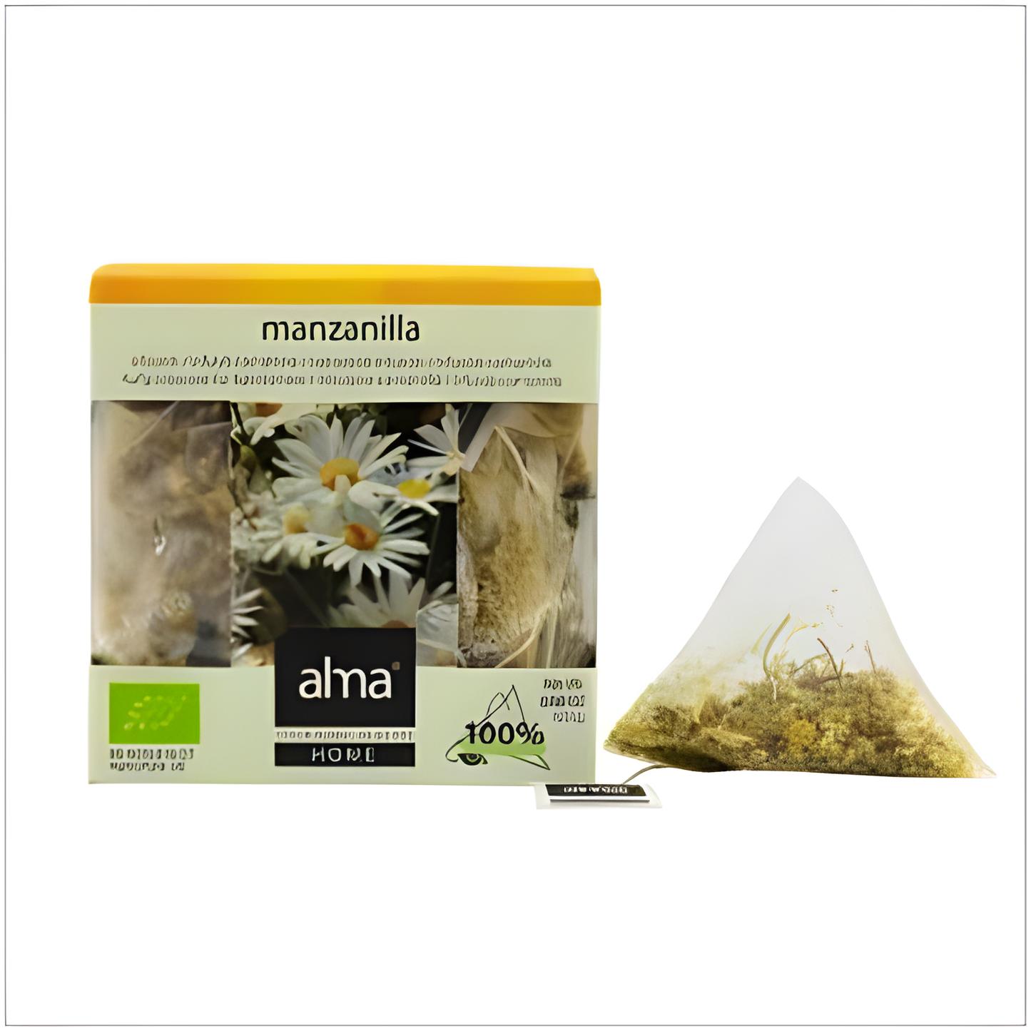 Alma Home Manzanilla Infusion 15piramides. Eco Vegan