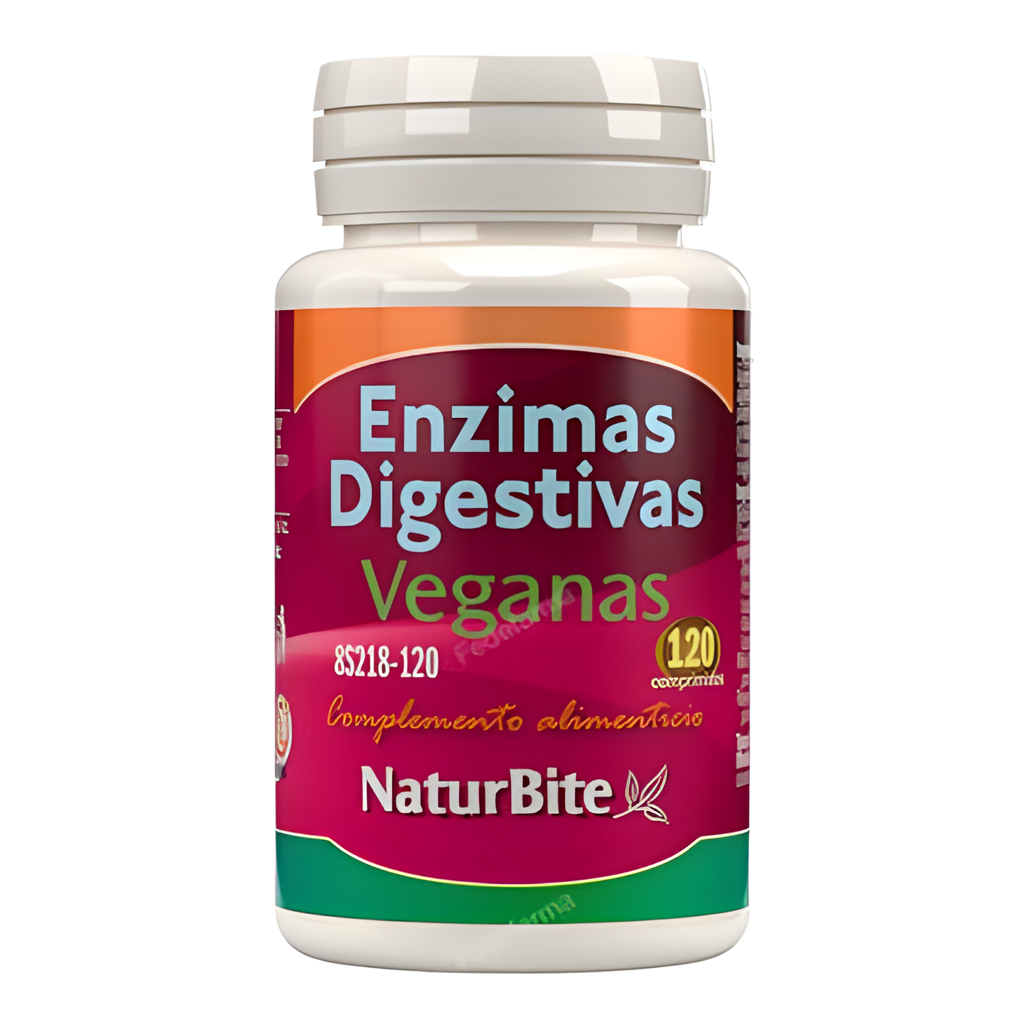 NATURBITE ENZIMAS DIGESTIVAS VEGANAS 120comp.