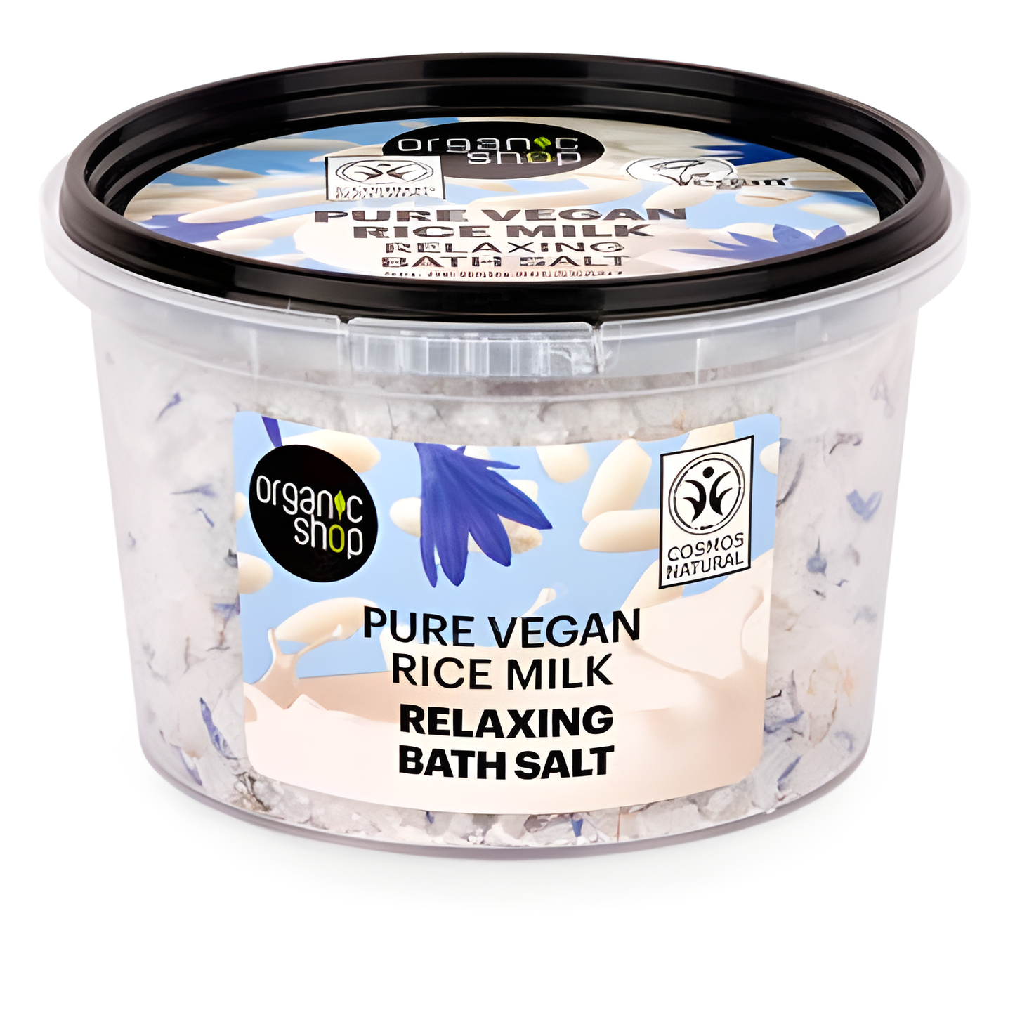 Sal de Baño Relajante con Leche de Arroz Vegana, 300 G