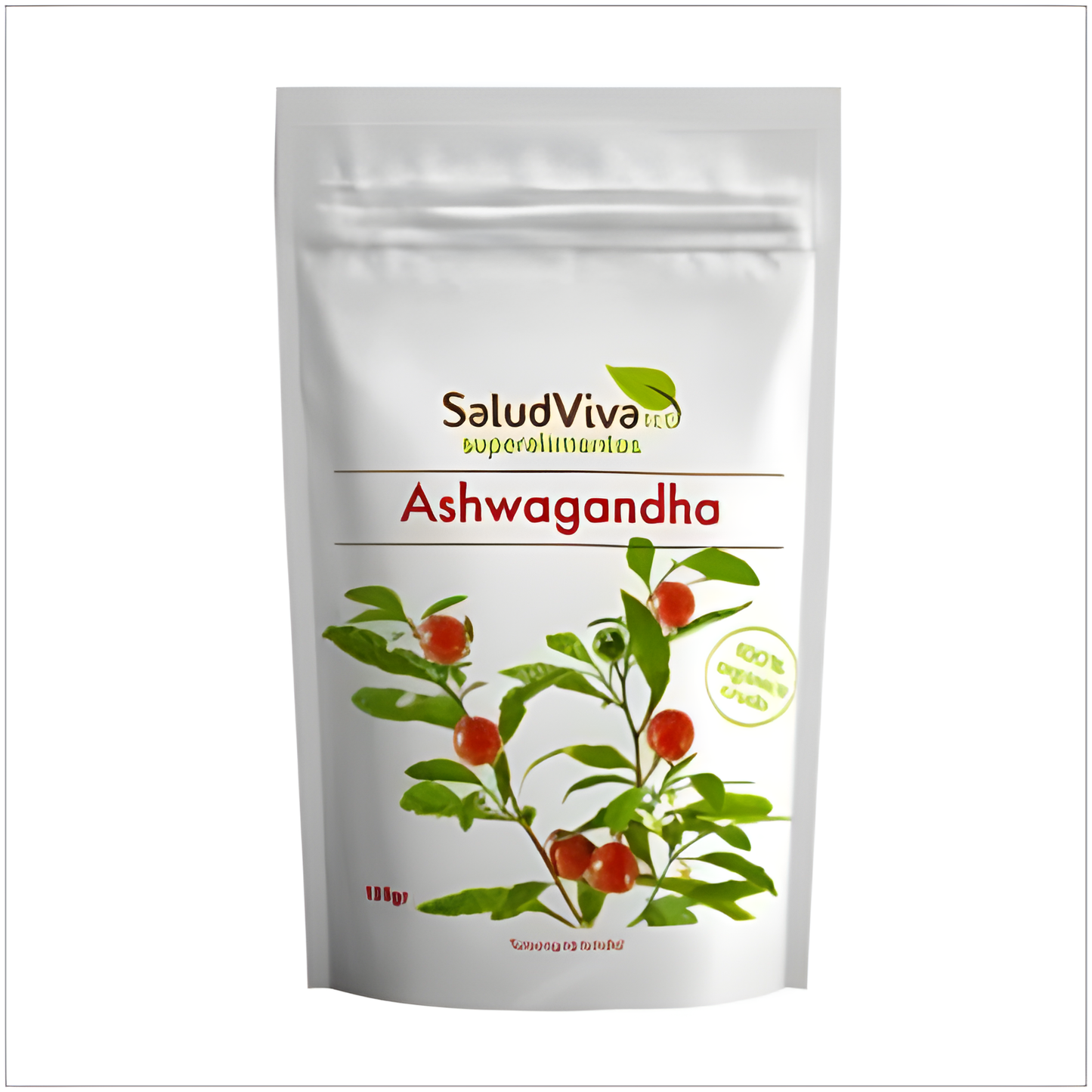 SALUD VIVA ASHWAGANDHA en polvo 125gr. BIO SG S/A VEGAN