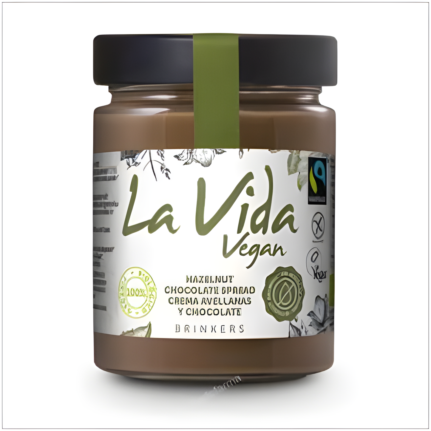 LA VIDA VEGAN CREMA DE CHOCOLATE Y AVELLANAS 270gr. BIO VEGAN