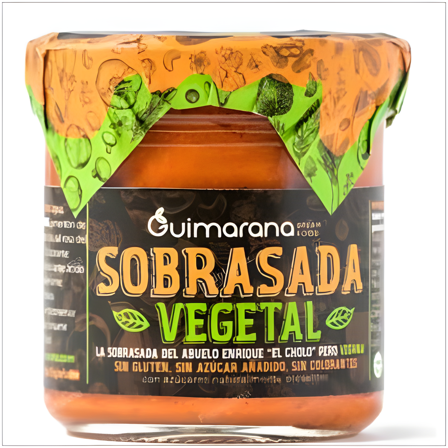 Guimarana Sobrasada Vegetal Pate 130gr. Sg Vegan