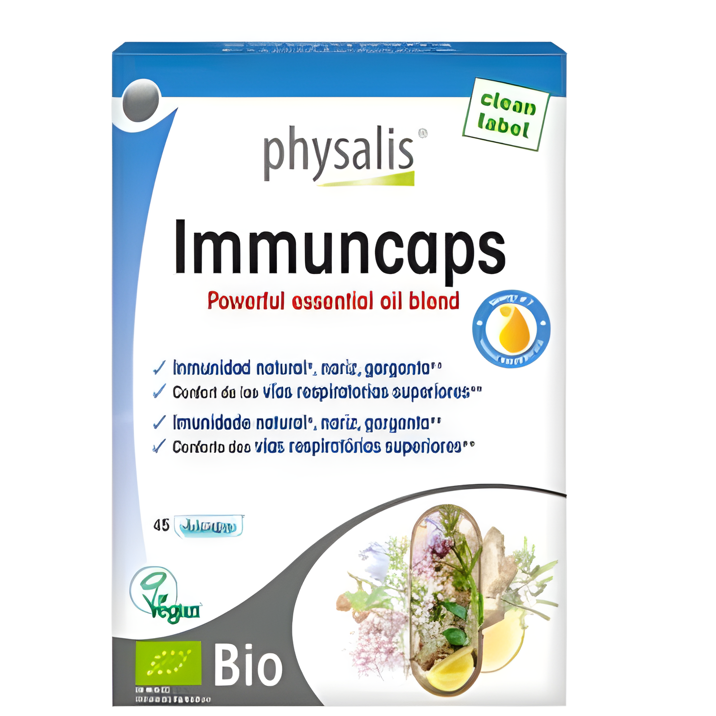 PHYSALIS IMMUNCAPS 45cap. BIO VEGAN