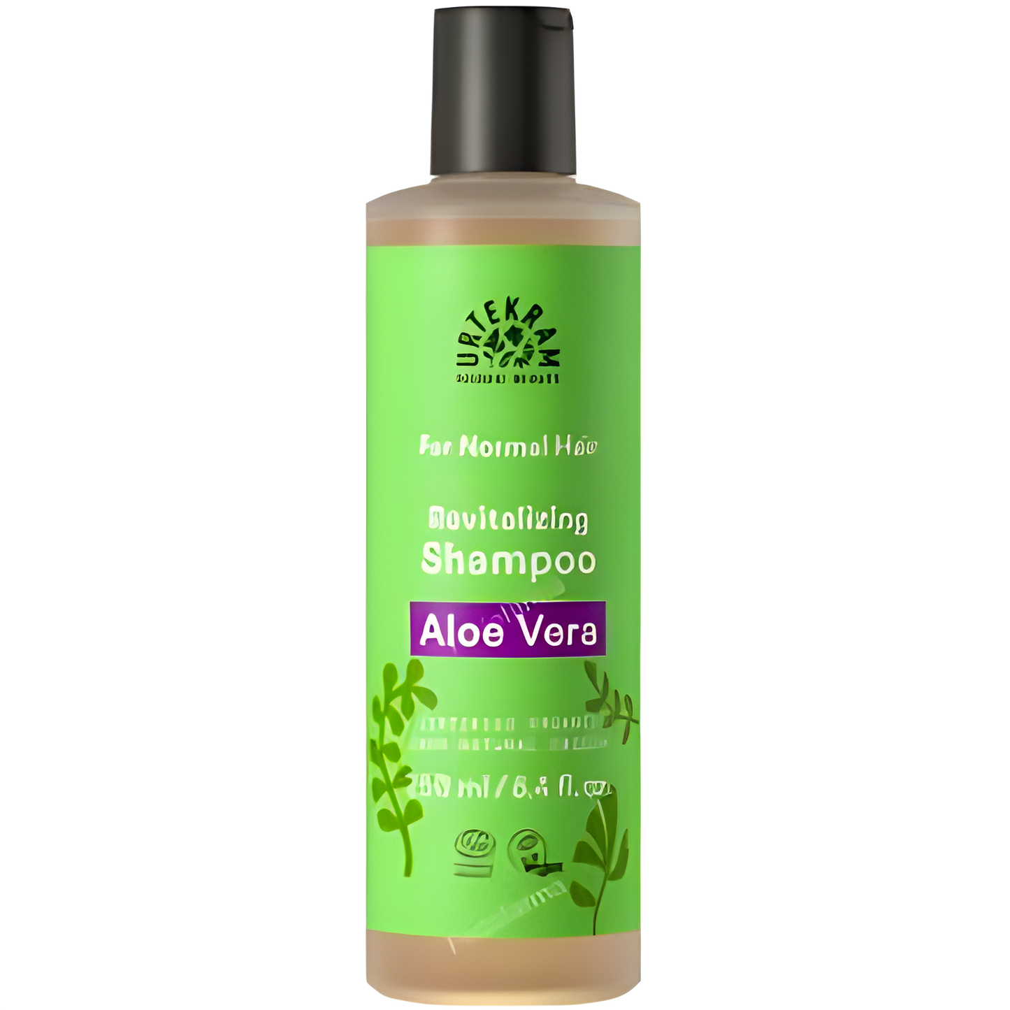 URTEKRAM CHAMPU ALOE VERA cabello normal 250ml. ECO VEGAN