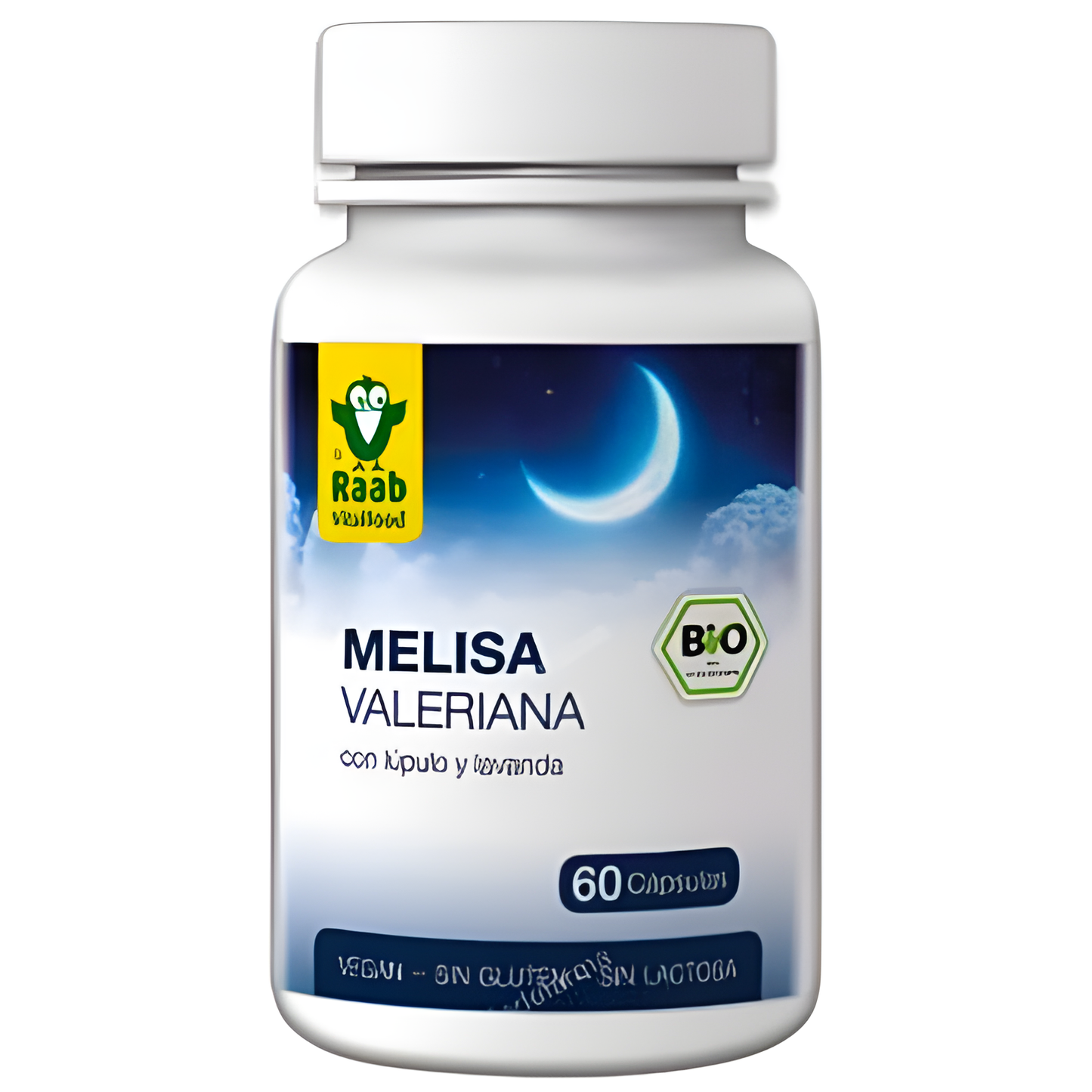Raab Vitalfood Melisa-valeriana con Lupulo 60cap. Bio Sg Vegan