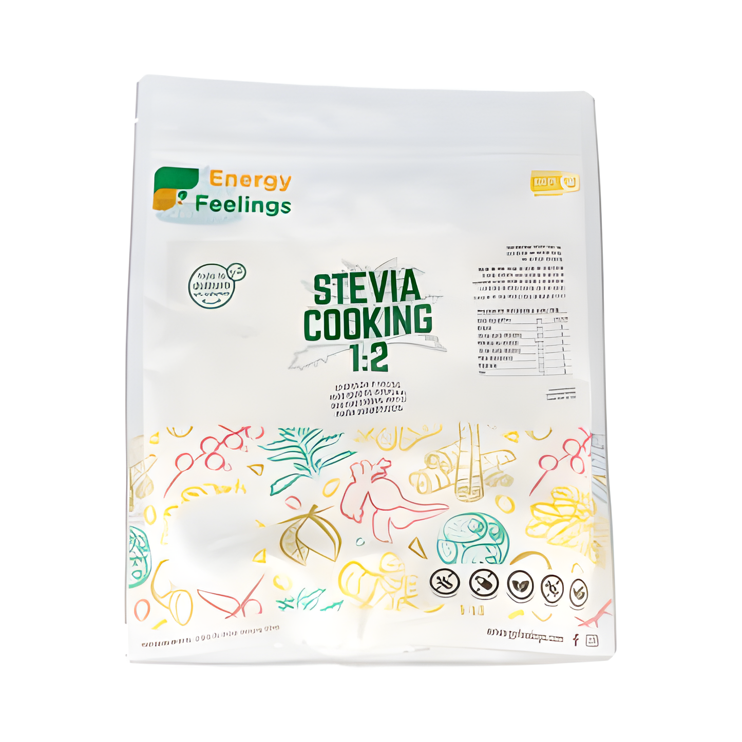 ENERGY FEELINGS ESTEVIA cooking 1:2 1kg. VEGAN SG