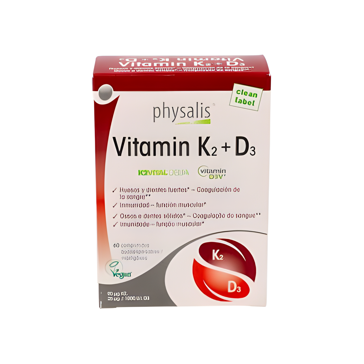 Physalis Vitamin K2+d3 60comp. Vegan