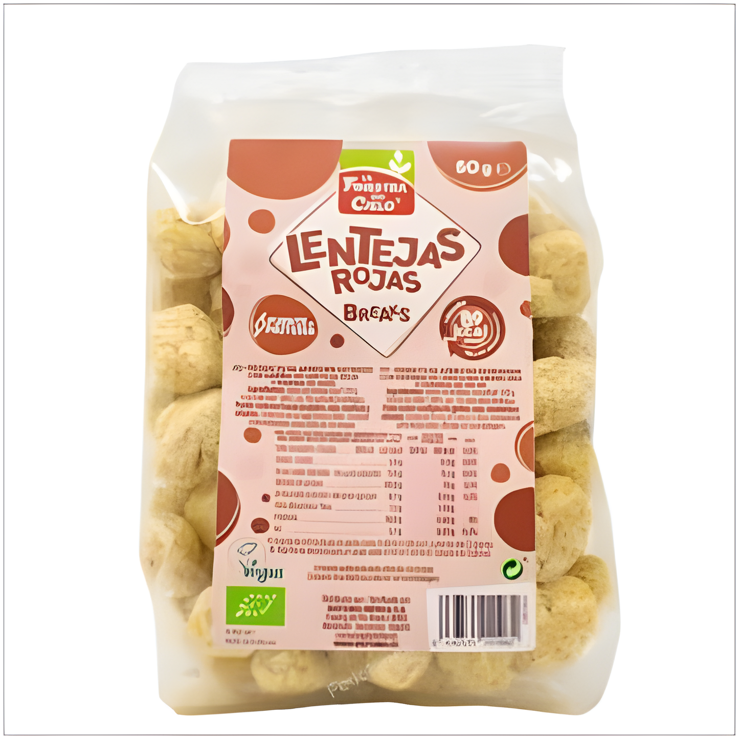 LA FINESTRA SUL CIELO BREAK DE LENTEJAS ROJAS 50gr. BIO VEGAN