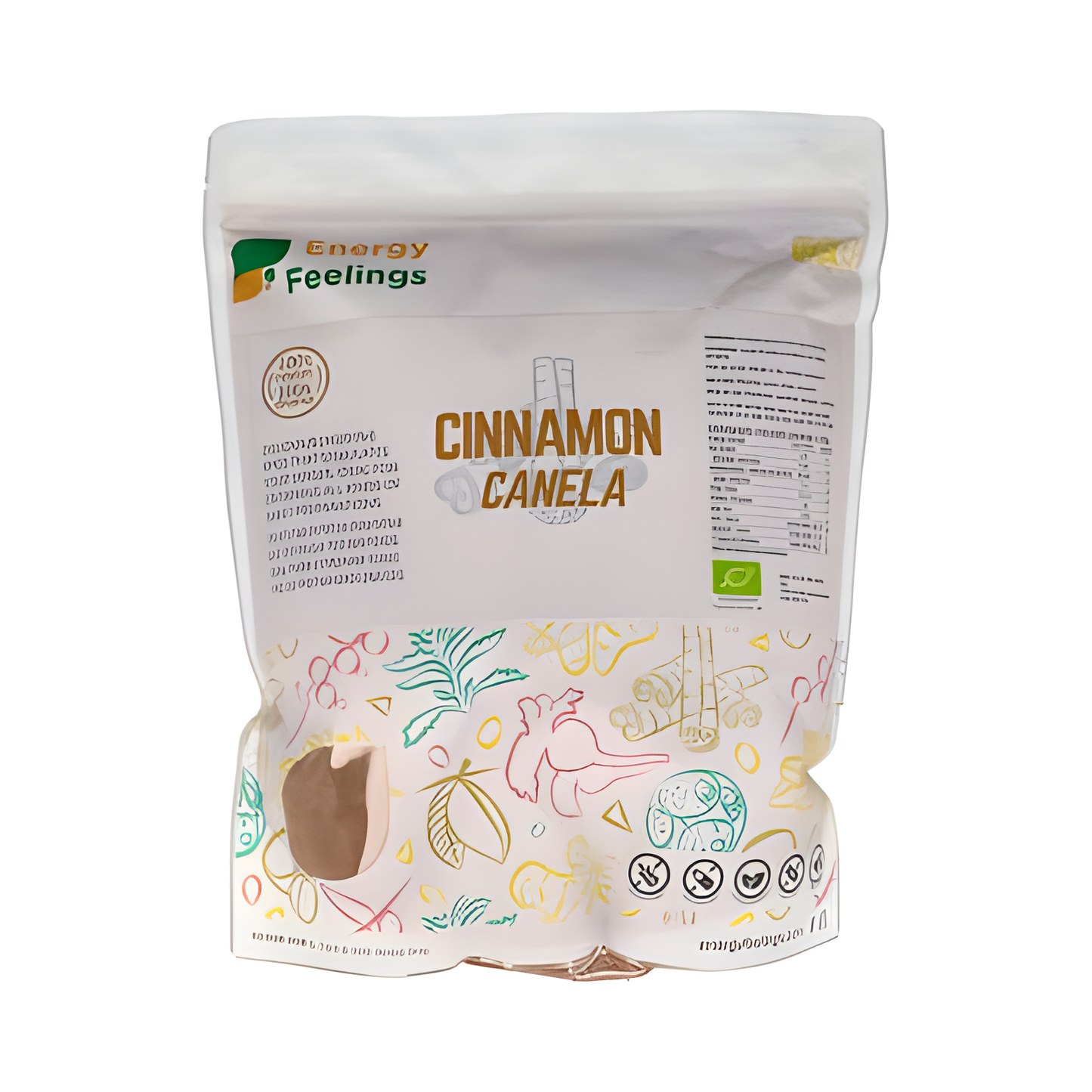 ENERGY FEELINGS CANELA polvo 1kg. ECO VEGAN SG