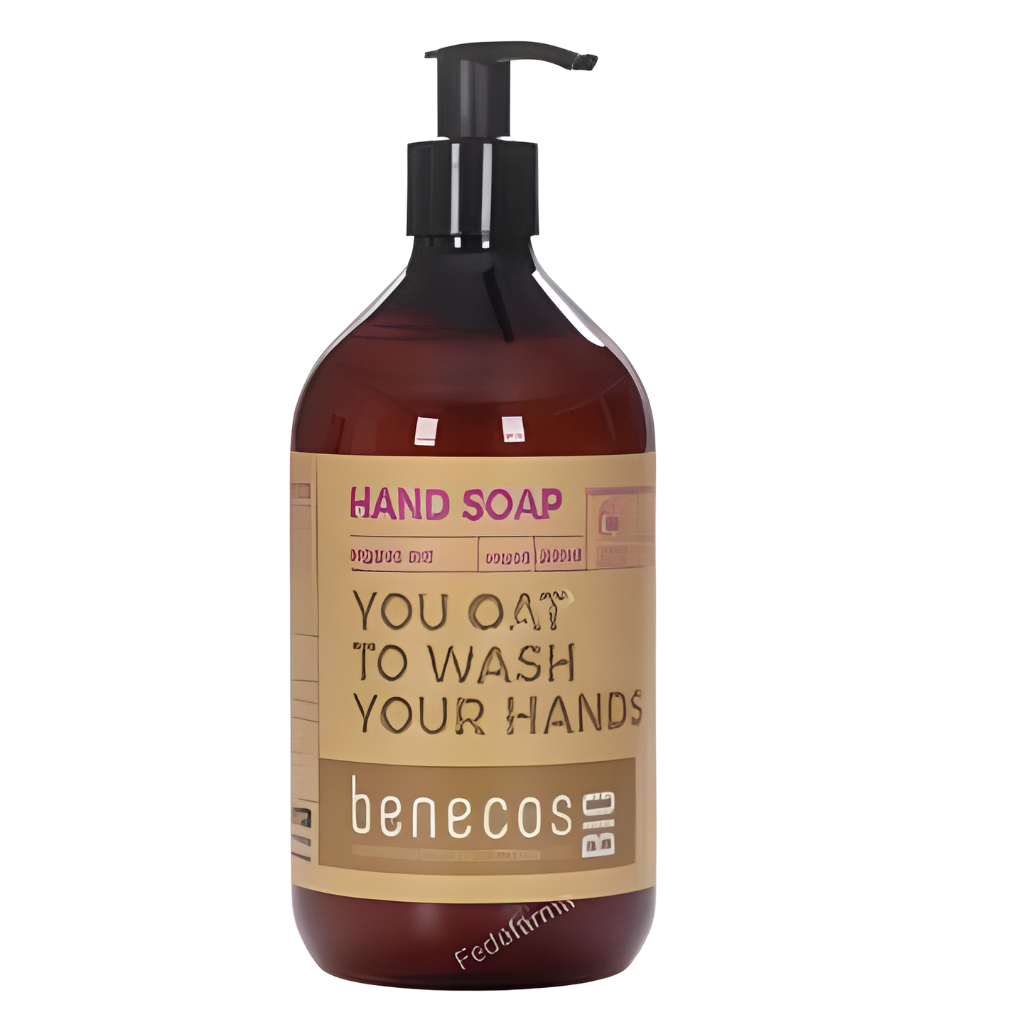 BENECOS JABON DE MANOS avena 500ml. BIO VEGANO