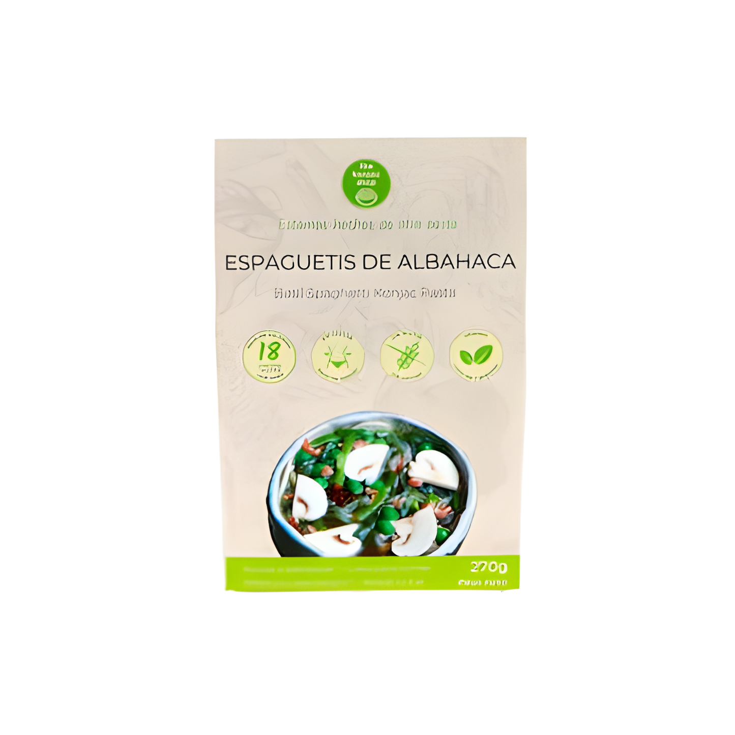 THE KONJAC SHOP ESPAGUETIS DE ALBAHACA DE KONJAC 200gr. SG VEGAN