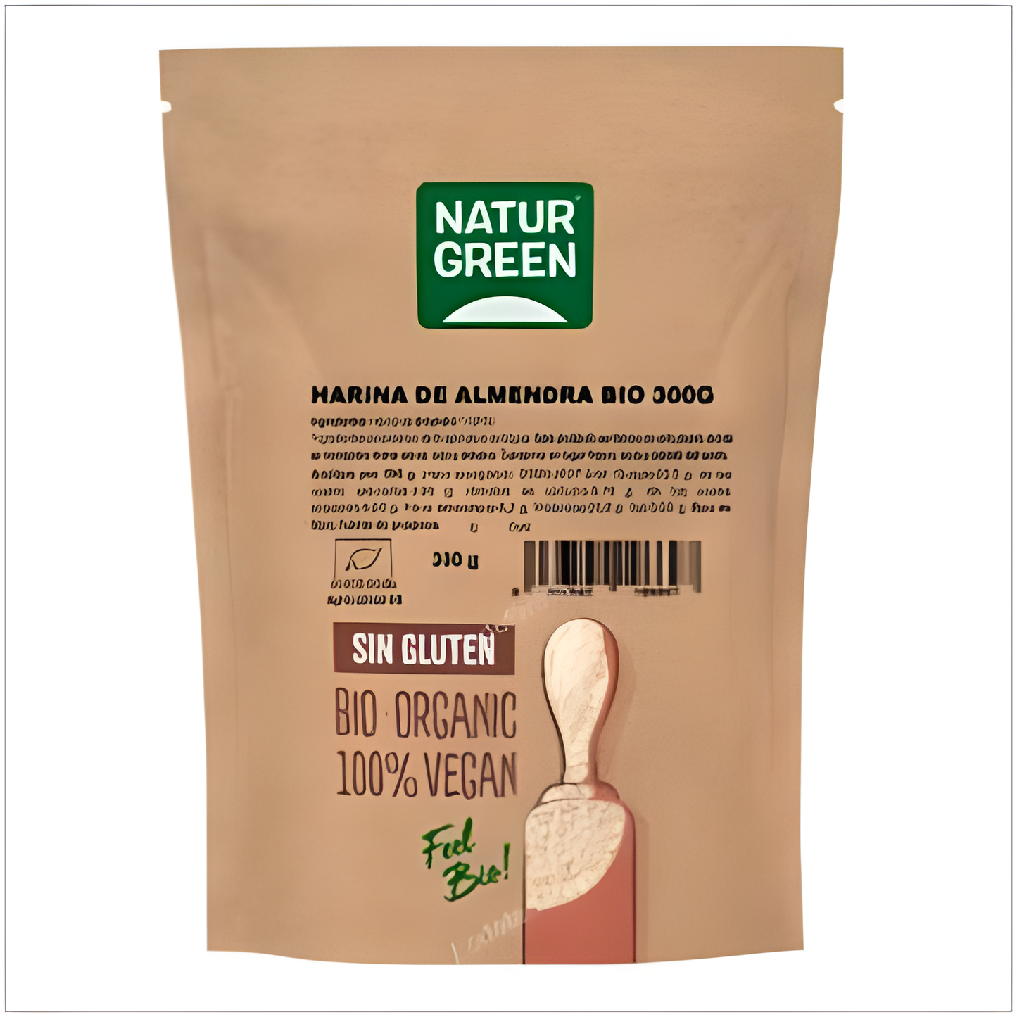 NATURGREEN HARINA DE ALMENDRA 300gr. BIO SG VEGAN