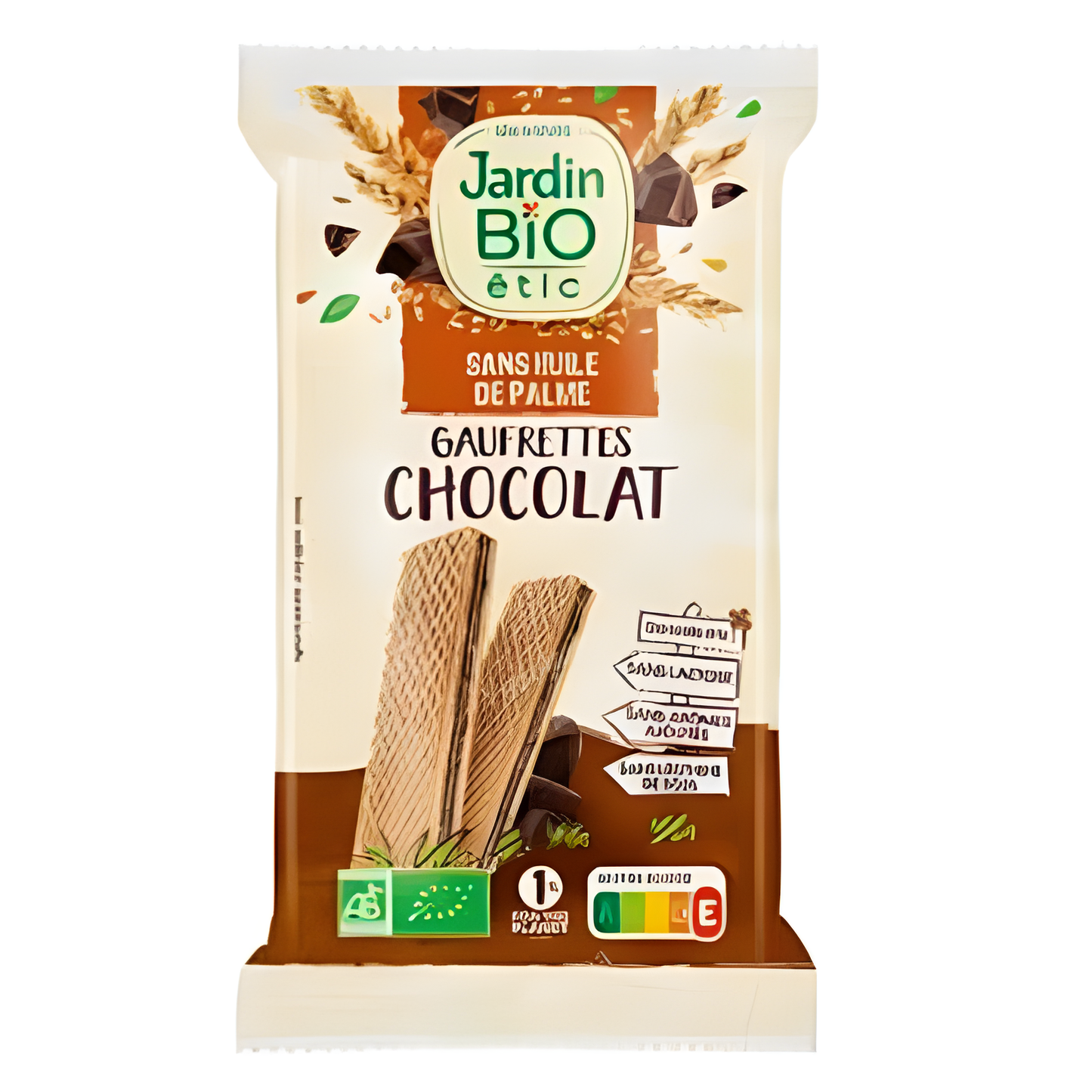 Jardin Bio Wafers de Chocolate 200gr. Bio Vegan