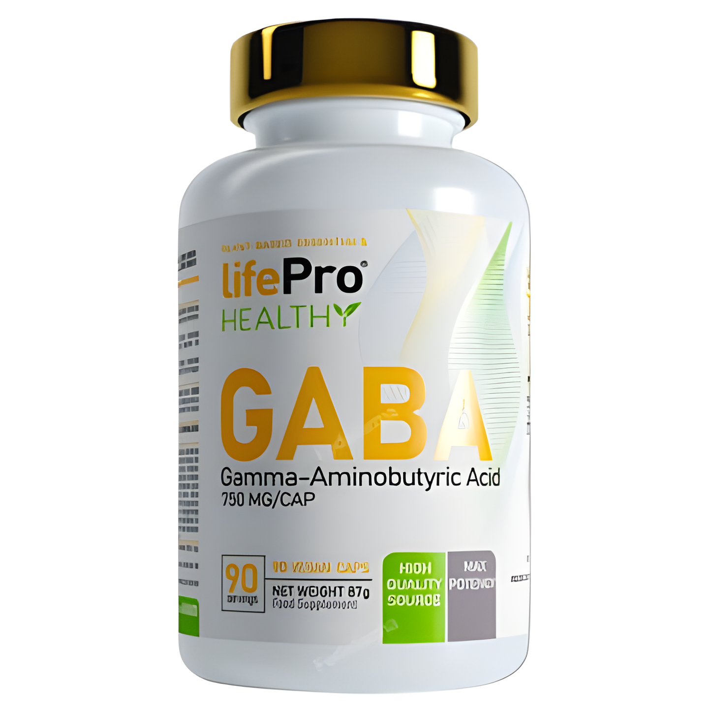 Life Pro Gaba 750mg 90 Vegancaps