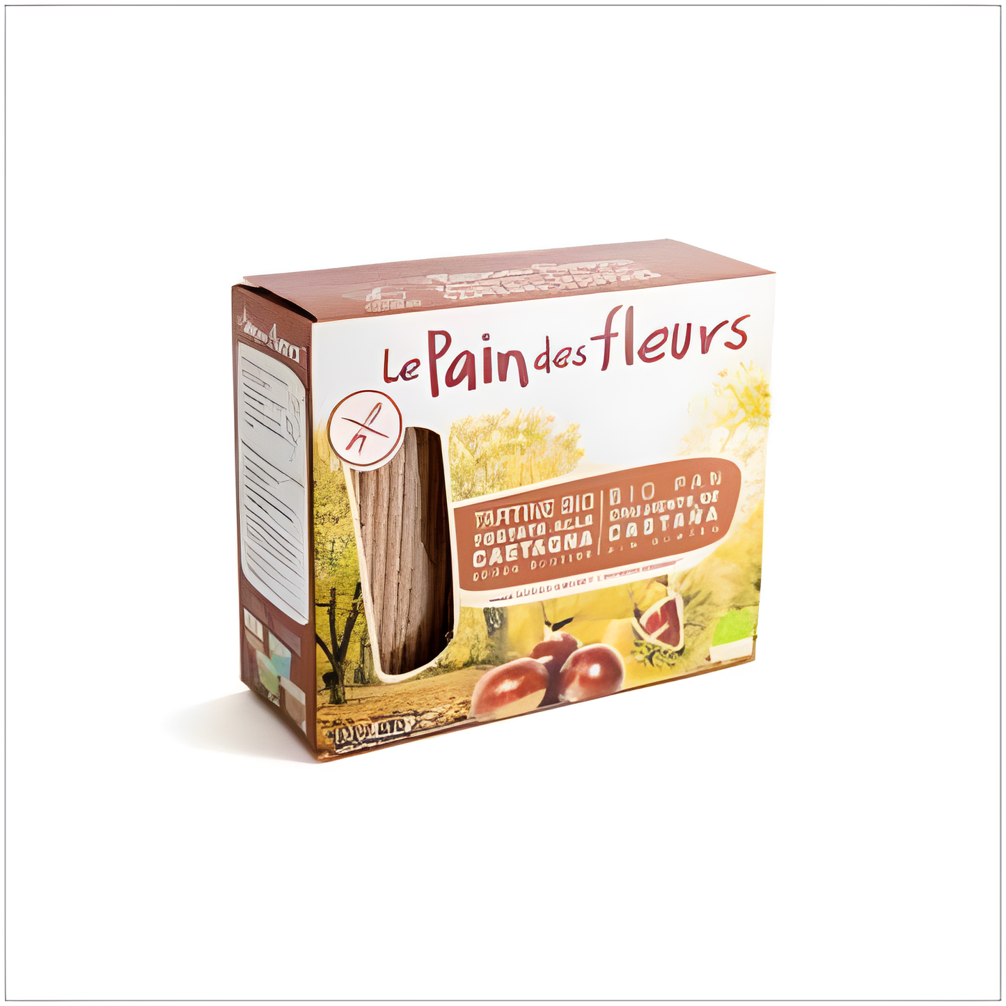 LE PAIN DES FLEURS CRACKER CASTAÑA 150gr. BIO SG VEGAN
