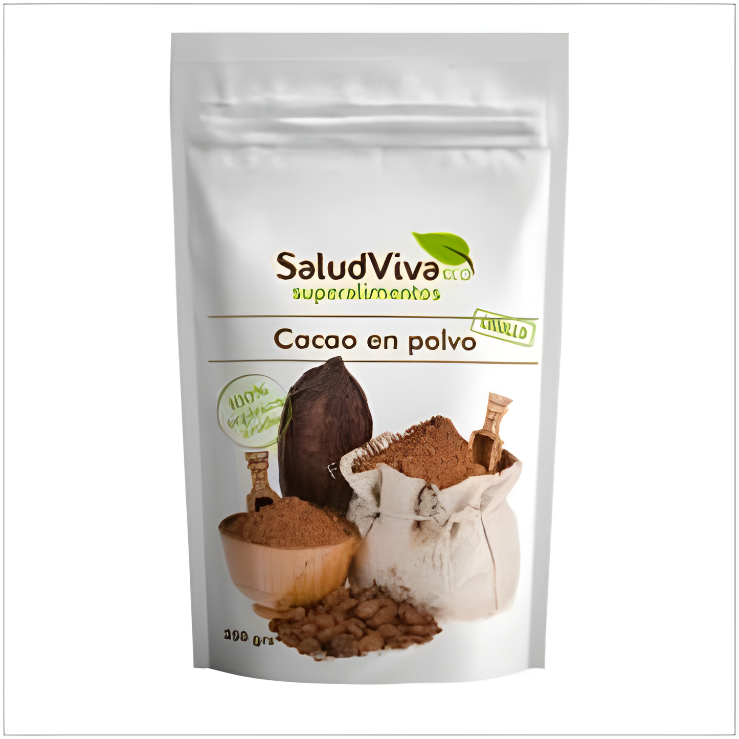 SALUD VIVA CACAO en polvo 250gr. BIO SG S/A VEGAN