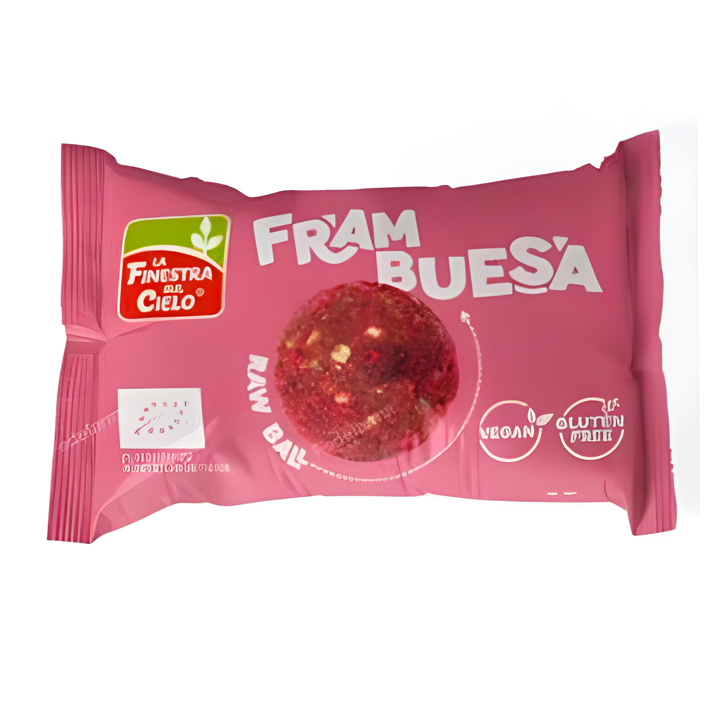 LA FINESTRA SUL CIELO BARRITA ENERGY BALL frambuesa 20uds ECO SG VEGAN