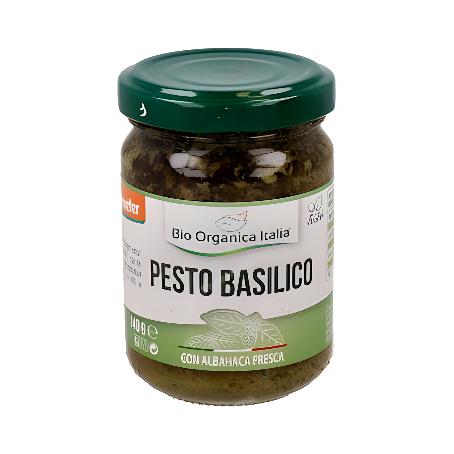 Bio Organica Italia Pesto Basilico 140gr. Demeter Vegan
