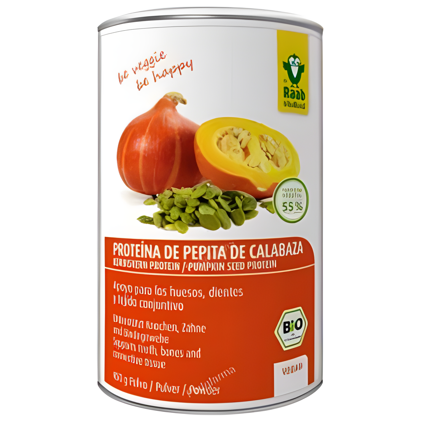 Raab Vitalfood Proteina de Pepita de Calabaza 500gr. Bio Sg Vegan